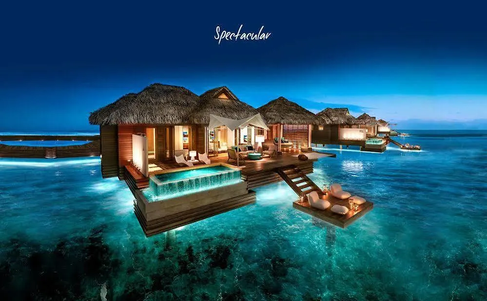 Over The Water Villas Sandals Royalcaribbean Montego Bay